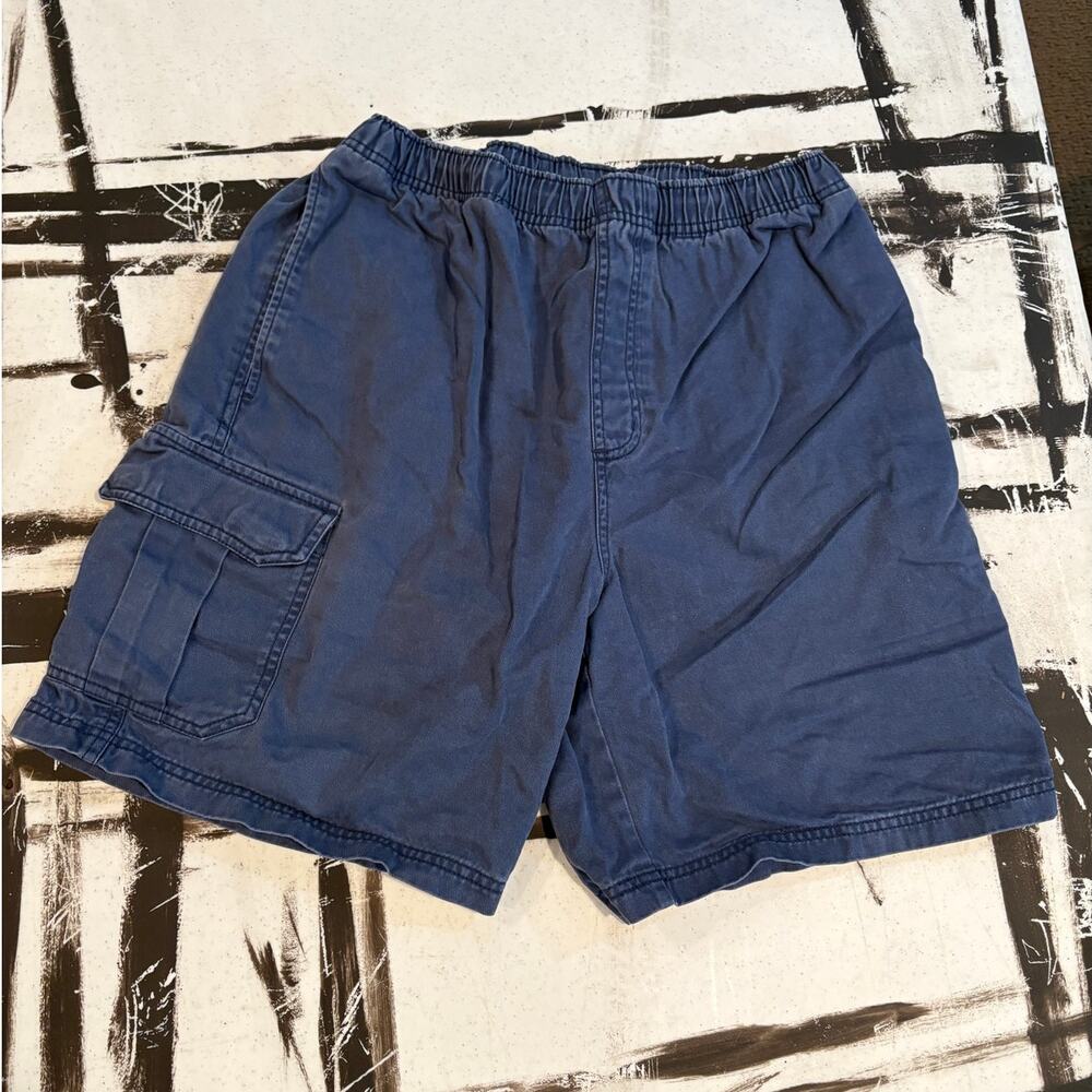 White Sierra Sportswear Co Blue Cargo Shorts - M 34"-30" Waist Adjustable